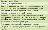 Таблица 2. Факторы риска развития колитов, вызванных С. difficile [по 1]