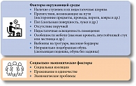 Рис. 2. Основные внешние факторы риска падения