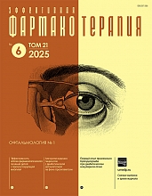 Эффективная фармакотерапия. Офтальмология. №1, 2025