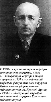Рис. 12. Кирилл Степанович Керопиан (1888–1963 гг.), доктор медицинских наук, профессор.