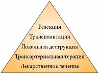 Рис. 3. Лечебная пирамида при ГЦР