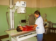 Детская областная клиническая больница. В рентгеновском кабинете